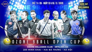 Live 🔴 Tùng Bão Táp - Nam Tốc Độ | Chung Kết OZONE 9 BALL OPEN CUP 02/2025 | Hợp Cơ Billiards