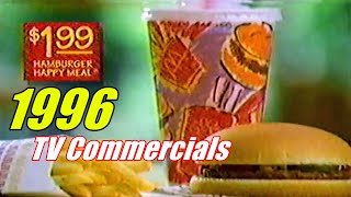 Half-Hour of 1996 TV Commercials - 90s Commercial Compilation #11