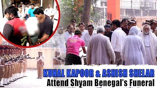 Kunal Kapoor \u0026 Ashish Shelar Pay Tribute at Shyam Benegal's Funeral #ShyamBenegal