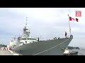 canadian naval vessels arrive south of tokyo