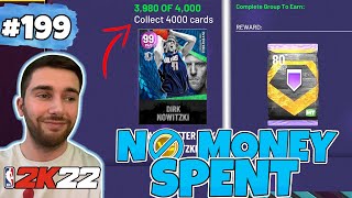 WTF!! I'M 20 CARDS AWAY FROM INVINCIBLE DIRK \u0026 80 HOF BADGES!! | NBA 2K22 MYTEAM NMS #199