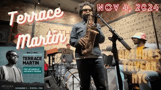 Terrace Martin Pop-Up Show @Arthur's Tavern, NYC; Nov 3, 2024; Official afterparty for Robtober 2024