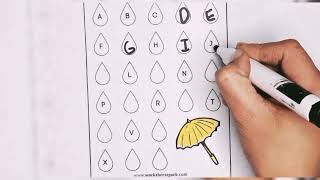 abc missing letters writing practice for kids to learn abc