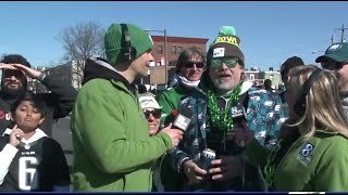 'Lancaster's No. 1 Eagles fan' had great time at parade