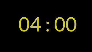 4 Minute Countup Timer - Yellow