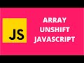 Array Unshift JavaScript