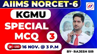 NORCET 6 | KGMU  | Most mportant Mcq | Nursing Classes | nursing officer | RJ Career point