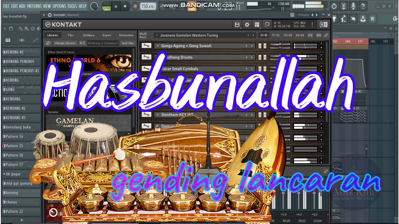 Lancaran Hasbunallah Sholawat Gamelan Youtube