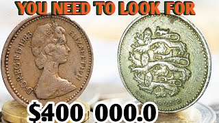 Top 4 British Rare  One pounds worth Up $.400,000.0 Most Expensive!