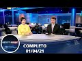 RedeTV News (01/04/21) | Completo