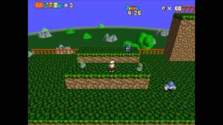 Reggie World, a 3D Jump and Run made with dark Basic