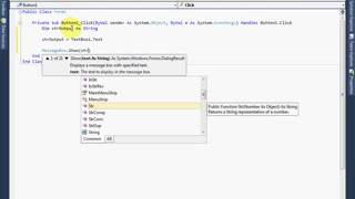 VB NET Lecture 9 Substring Method in Visual Basic
