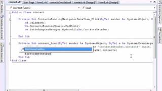 Visual basic database add, remove & save buttons