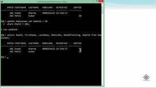 Oracle - SQL - Update Statement