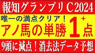 報知グランプリカップ2024（船橋競馬）⚠️9頭に減点！消去法データ予想