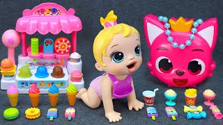 90 Minutes Satisfying Ice Cream Toy Unboxing, Pinkfong Cute Toy Set ASMR 😍 Unboxing Galaxy