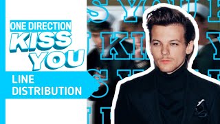 ONE DIRECTION • Kiss You // Line Distribution ( THROWBACK THURSDAY)