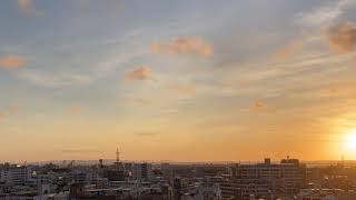 沖縄の風景　タイムラプス「那覇の夕焼け＆夜景」