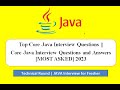 Switch Statement in Java | Java Interview Questions and Answers |( Demonstrated with Live Examples)