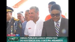 Obras Públicas lanza operativo de asistencia vial