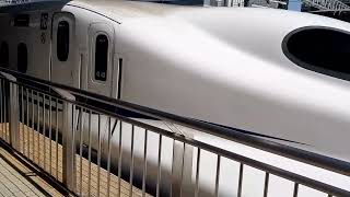 JR東海N700A系G45 のぞみ8号 東京行き名古屋駅発車 JR Central Shinkansen Nozomi No 8 Bound For Tokyo Departure