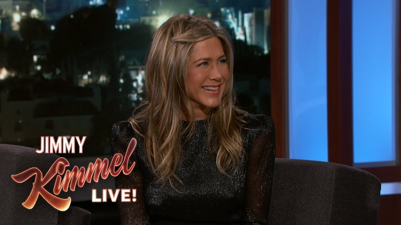 Jimmy Kimmel Confronts Jennifer Aniston About Her Friendsgiving Dinner ...