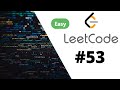 [Java] Leetcode 53. Maximum Subarray [DP Subsequence #3]