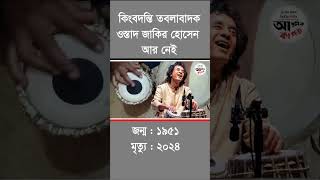 কিংবদন্তি তবলাবাদক ওস্তাদ জাকির হোসেন আর নেই | Zakir Hussain | Adhunik Kagoj | Viewspaper