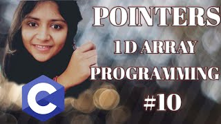 Pointers to 1D array | C Programming
