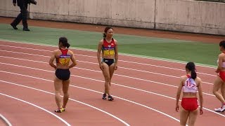 第53回実学対抗 女子100m 和田麻希 11.57(+2.7)