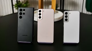 NEW Samsung Galaxy S22 vs S22 Plus vs S22 Ultra Overview/Compare