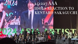 [241227 AAA] Idols Reaction To Kentaro Sakaguchi Interview #AAA2024inBKK