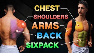 15 MIN UPPER BODY WORKOUT (CHEST, BACK, ABS, ARMS & SHOULDERS / NO EQUIPMENT)