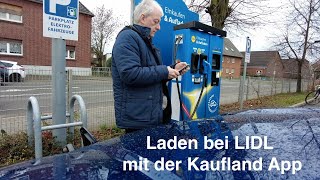 Laden bei LIDL mit der Kaufland App