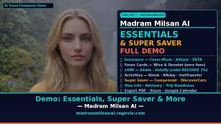 Stop Paying Too Much to Travel — Madram Milsan AI Essentials Tab Full Walkthrough
