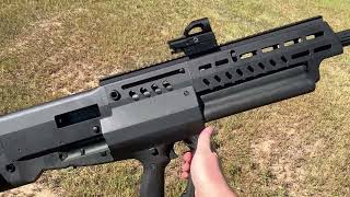 Tavor TS12 shotgun POV firing