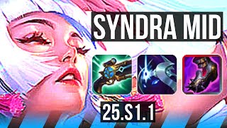 SYNDRA vs GALIO (MID) | 9/2/5 | VN Challenger | 25.S1.1