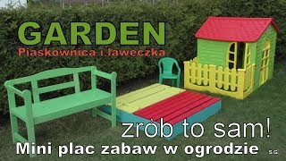 Sandbox in the garden - Montujemy piaskownicę w ogrodzie