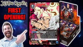 Jujutsu Kaisen Union Arena Card Game Booster Box Opening!