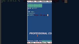 if statement in #C programming language #Shorts