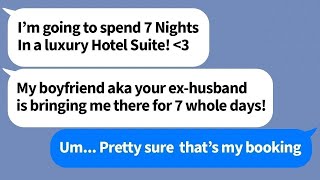 【Apple】My sister who stole my ex-husband boasted about going to a luxury hotel but then I decided to