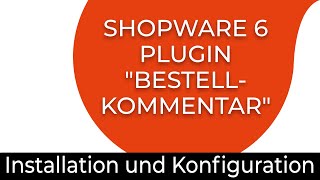 Shopware 6 Plugin \