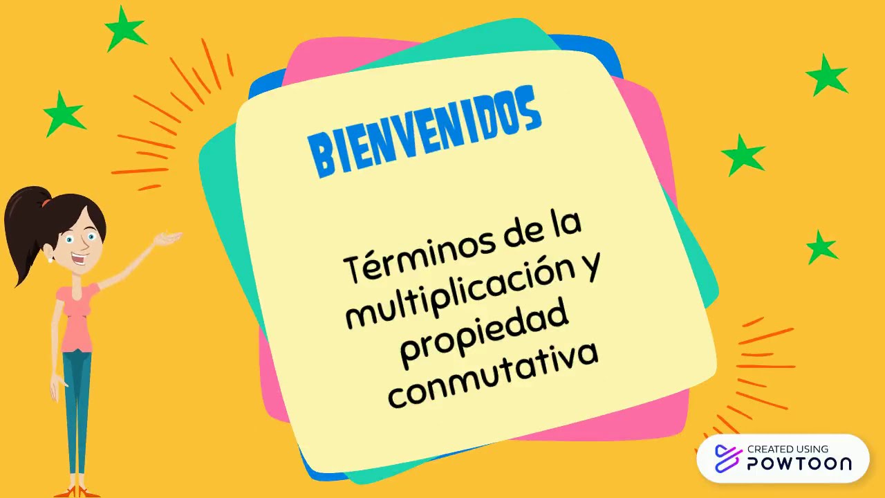 Términos Y Propiedad Conmutativa De La Multiplicación Para Niños - YouTube