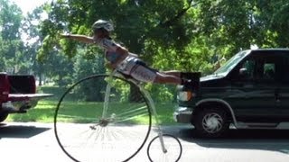 Penny Farthing bike race