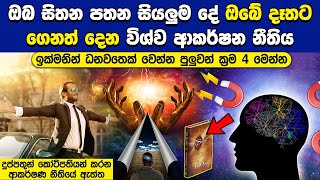 ඔබ සිතන පතන සියලුම දේ ඔබේ දෑතට ගෙනත් දෙන විශ්ව ආකර්ෂන නීතිය |  Law of Attraction