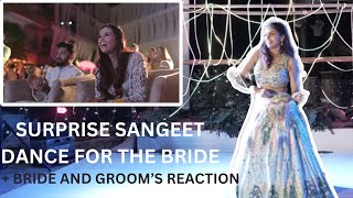 SURPRISE SOLO SANGEET PERFORMANCE BY BRIDE’S SISTER FOR MRIDUL AND ADITYA || WITH THEIR REACTIONS✨💃🏻