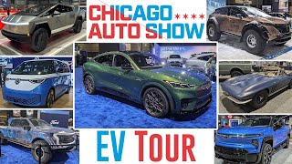 Chicago Auto Show 2024 in HDR | Every Electric Vehicle Tour! | From Cybertruck to Motocompacto