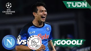 ¡EL CHUCKY! ¡GOOL de Lozano! | Napoli 1-0 Ajax | UEFA Champions League 22/23-J4 | TUDN