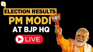 PM Modi LIVE at BJP Headquarters | 2024 Election Results #electionresults