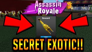 Roblox Assassin Secret Room Newest Update